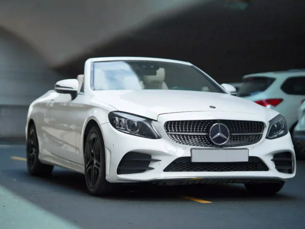 Mercedes C300 convertible 2021 White