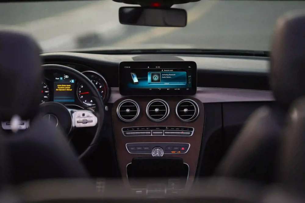 Mercedes C300 convertible 2021 Gray - Image 5